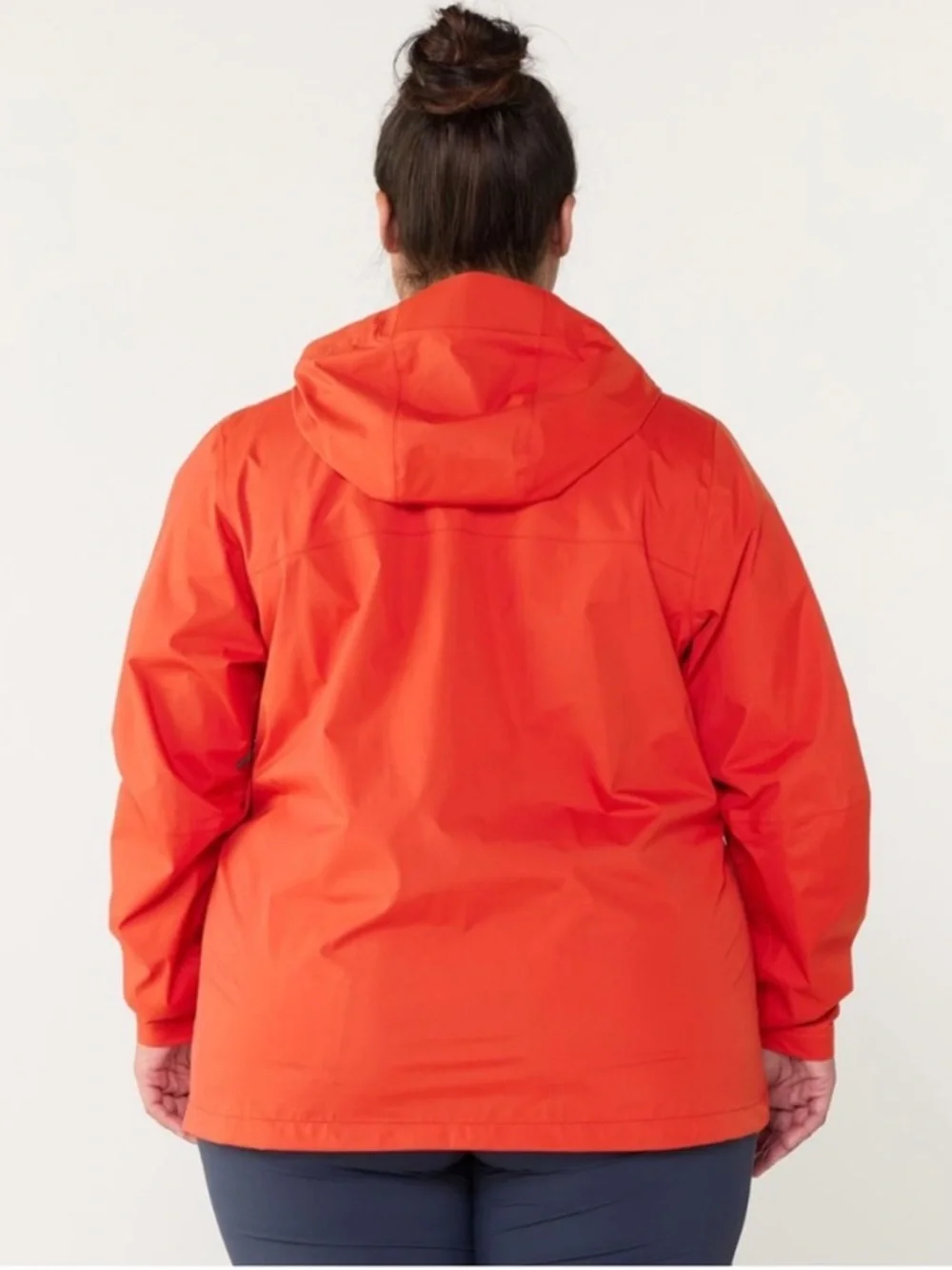 REI Co-op Rainier Peak 2.5L Rain Jacket Coral Red Hooded Waterproof Women’s 3X - Picture 2 of 16